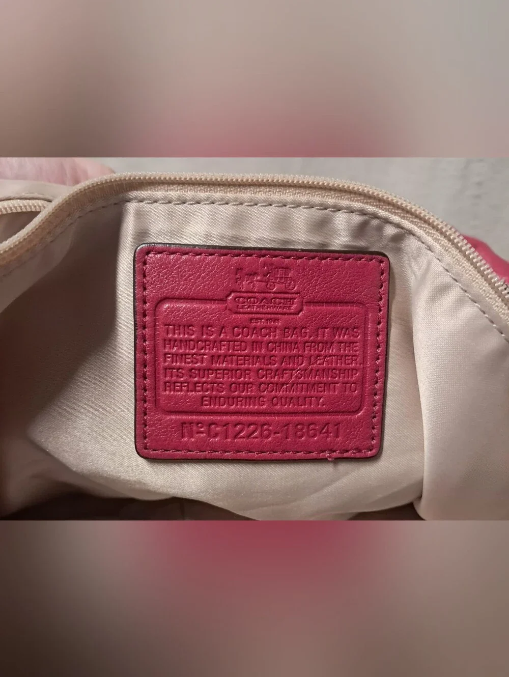 Coach Madison Lindsey Satchel Excellent Condition